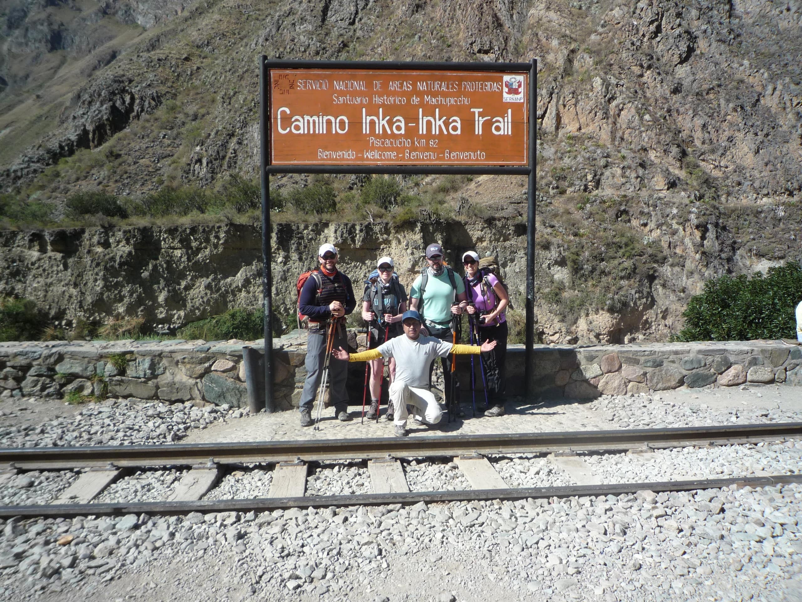 Start of 5-day luxury Inca Trail trek