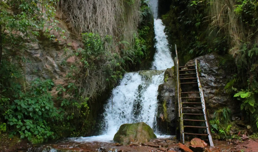 The Beautiful Poc Poc Waterfall HIKE 1 DAY 4 baby-waterfall-in-poc-poc-falls-in-the-sacred-valley