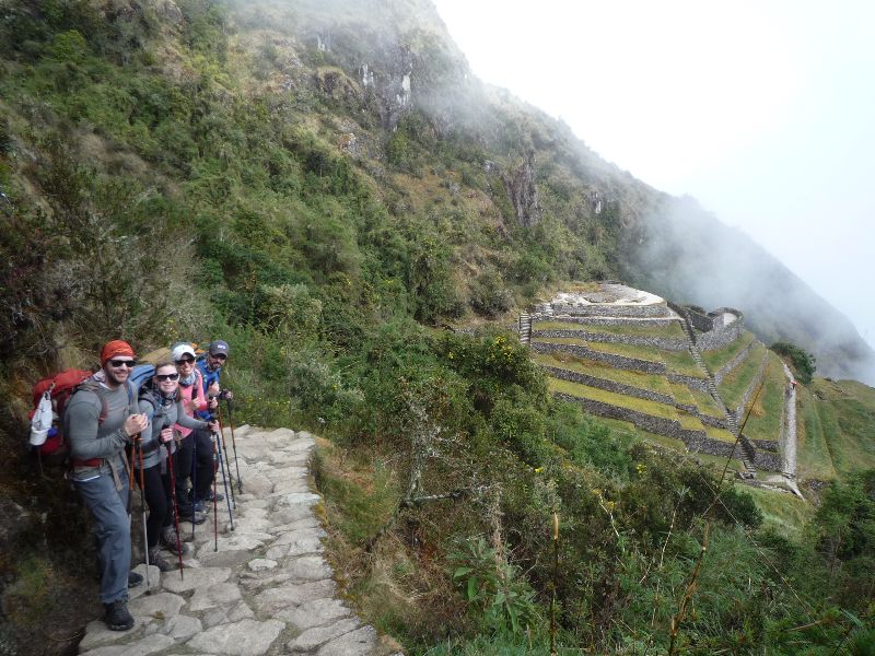 group photo during Inca Trail hike