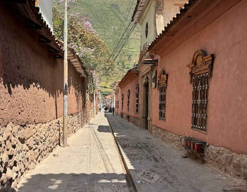 Pisaq streets on the Sacred Valley tour